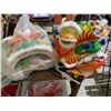 Image 3 : 2 BINS OF ASSORTED CHINESE NEW YEAR PROPS & 2 WEARABLE CHINESE NEW YEAR DRAGONS