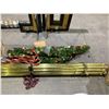 Image 4 : ASSORTED CHRISTMAS DECOR INCLUDING; GARLANDS WITH POLES, WREATHES & HANGING GARLANDS