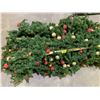 Image 2 : 9 9' LONG CHRISTMAS GARLANDS ON BRASS POLES