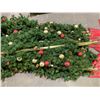 Image 3 : 9 9' LONG CHRISTMAS GARLANDS ON BRASS POLES