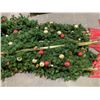 Image 3 : 9 9' LONG CHRISTMAS GARLANDS ON BRASS POLES