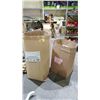 Image 1 : 2 BOXES OF ASSORTED GLOBE LIGHTS & GLOBE LIGHT SHADES