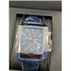 Image 1 : MENS LATOR CALIBRE L400 CHRONOGRAPH WATCH, SUB DIALS & DATE FUNCTION, BLUE DIAL &