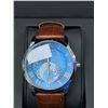 Image 1 : MEN'S TALIS CO AUTOMATIC 8590 ASTRO WATCH, GLOBE/MOON DIAL LUMINOUS DETAILING,