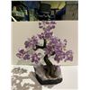 Image 3 : AMETHYST TREE ON AMETHYST BASE APPROX 14" RETAIL $2,400