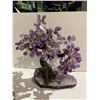 Image 1 : AMETHYST TREE ON AMETHYST BASE APPROX 14" RETAIL $2,400