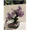 Image 3 : AMETHYST TREE ON AMETHYST BASE APPROX 14" RETAIL $2,400