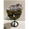 Image 3 : AMETHYST SPECIMEN ON METAL STAND APPROX 10" RETAIL $2,400