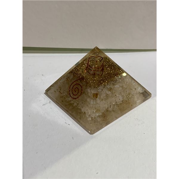 ROSE QUARTZ ORGONITE PYRAMID RETAIL $249