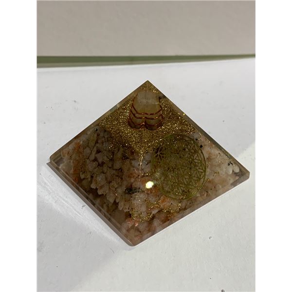 ROSE QUARTZ ORGONITE PYRAMID RETAIL $249