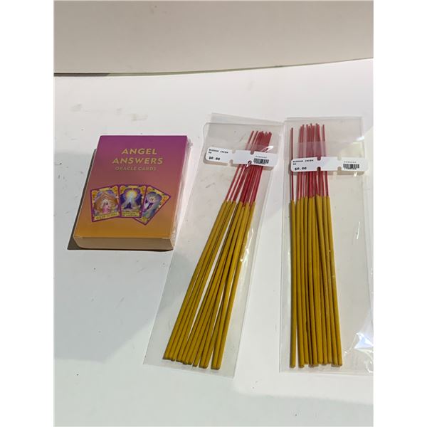 ORACLE CARDS AND BUDDHA INCENSE