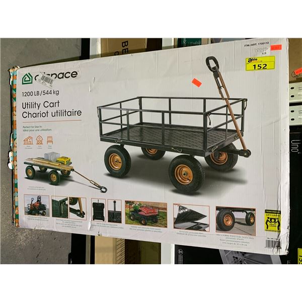 ALLSPACE METAL WAGON 1200LBS MAX CAPACITY