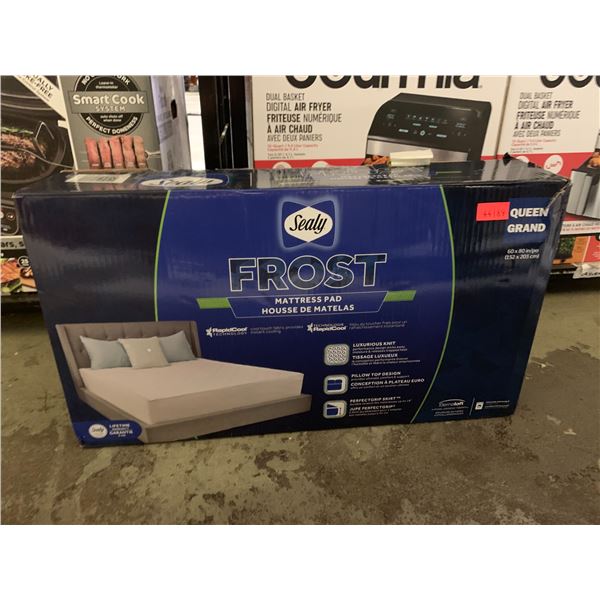 SEALY FROST QUEEN SIZED MATTRESS PAD