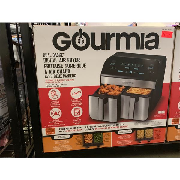 GOURMIA DUAL BASKET DIGITAL AIR FRYER