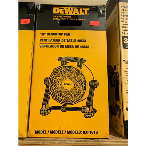 DEWALT 16" BENCHTOP FAN