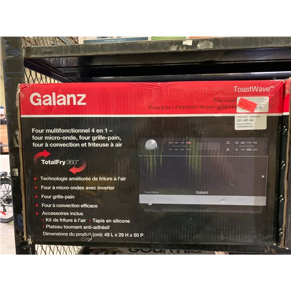 GALANZ 4 IN 1 AIR FRY TOASTER OVEN