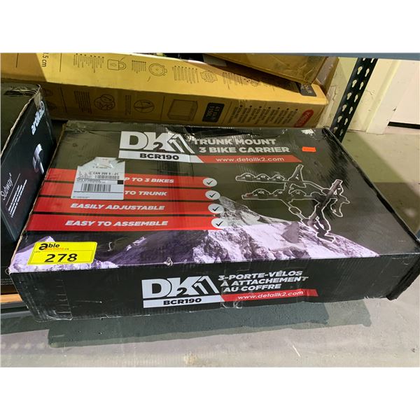 DK2 HITCH MOUNTED 3 BIKE CARRIER