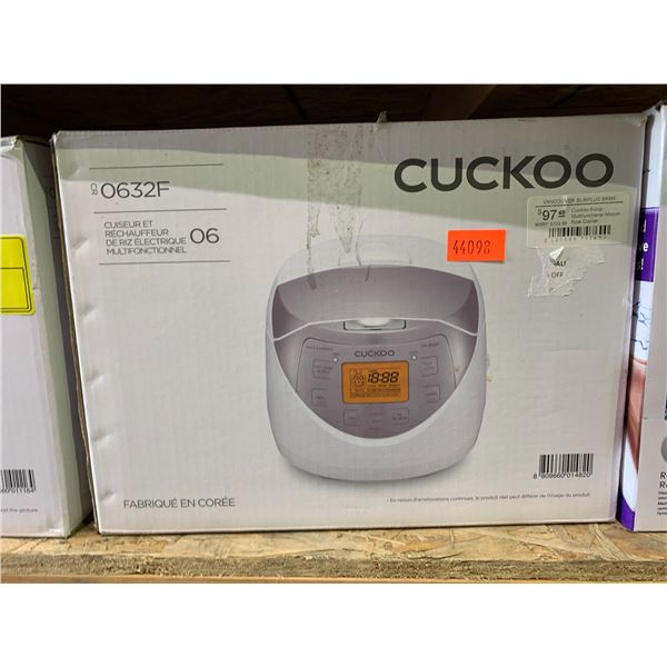 CUCKOO CR0632F MULTIFUNCTIONAL ELECTRIC RICE COOKER/WARMER