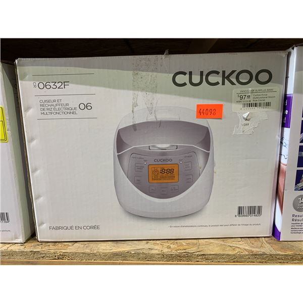 CUCKOO CR0632F MULTIFUNCTIONAL ELECTRIC RICE COOKER/WARMER