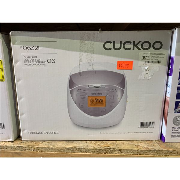 CUCKOO CR0632F MULTIFUNCTIONAL ELECTRIC RICE COOKER/WARMER