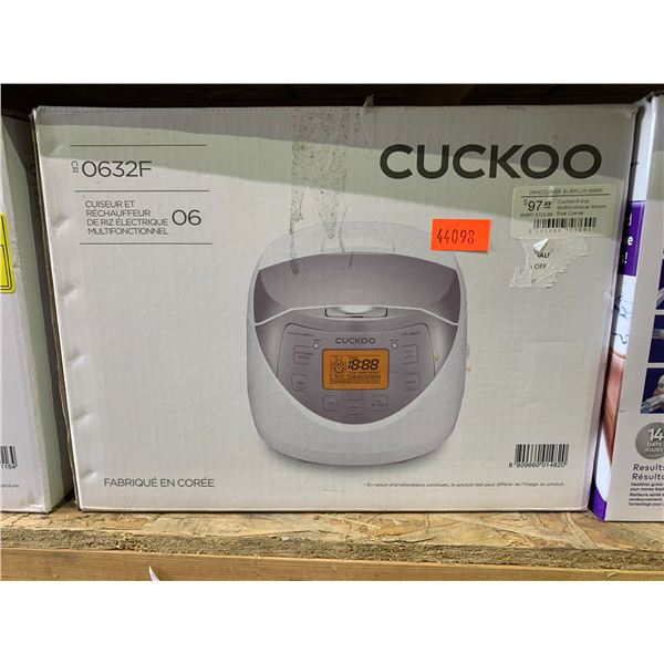 CUCKOO CR0632F MULTIFUNCTIONAL ELECTRIC RICE COOKER/WARMER