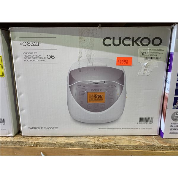 CUCKOO CR0632F MULTIFUNCTIONAL ELECTRIC RICE COOKER/WARMER