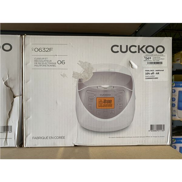 CUCKOO CR0632F MULTIFUNCTIONAL ELECTRIC RICE COOKER/WARMER