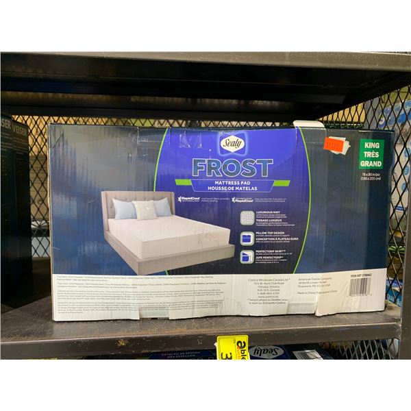 SEALY FROST KING SIZED MATTRESS PAD