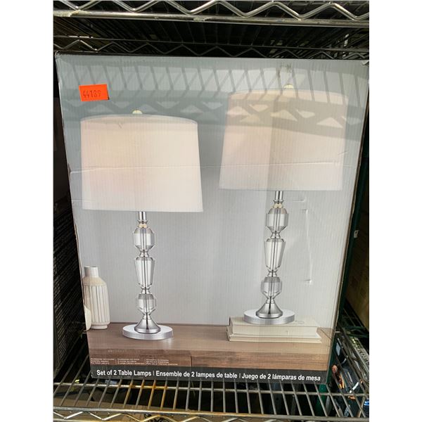 BRIDGEPORT DESIGN SET OF 2 TABLE LAMPS