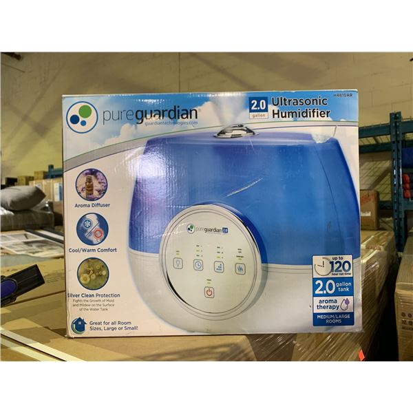 PURE GUARDIAN 2 GALLON ULTRASONIC HUMIDIFIER