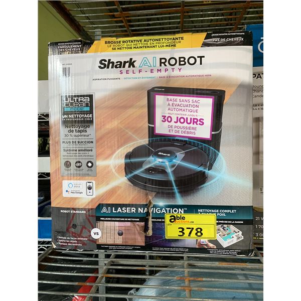 SHARK AI ROBOT SELF EMPTY VACUUM