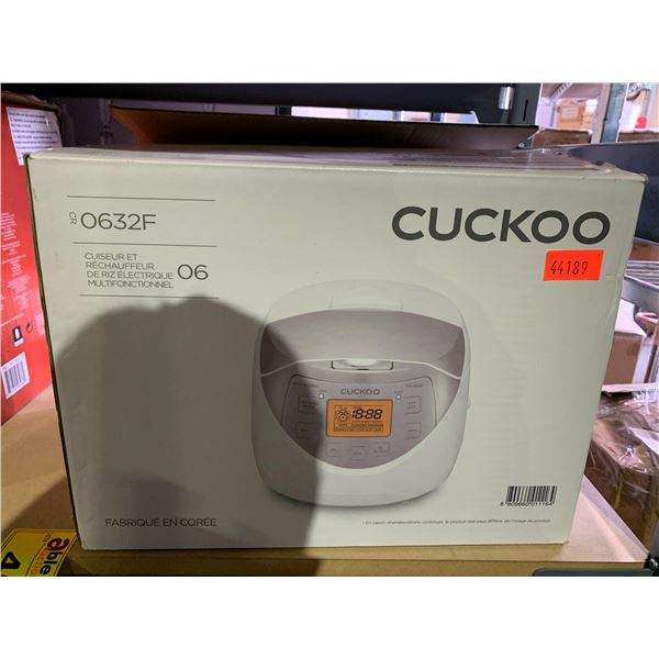 CUCKOO CR0632F MULTIFUNCTIONAL ELECTRIC RICE COOKER/WARMER