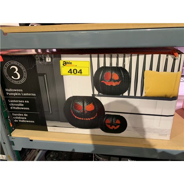 3 HALLOWEEN PUMPKIN LANTERNS