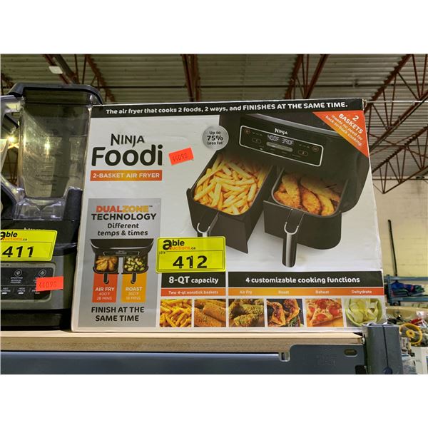 NINJA FOODI 2 BASKET AIR FRYER