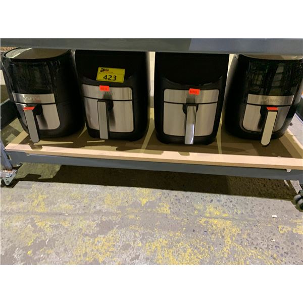 4 GOURMIA AIR FRYERS