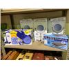 Image 1 : SHELF LOT OF JETSON SCOOTER, COOL CLIMATE MEMORY FOAM PILLOW AND 3 VANITY MIRRORS