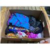 Image 3 : BOX OF ASSORTED FABRICS, HATS AND MORE