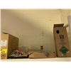 Image 3 : SHELF LOT OF FIRE EXTINGUISHER, LIGHT, SHARK IQ XL ROBOT AND MORE