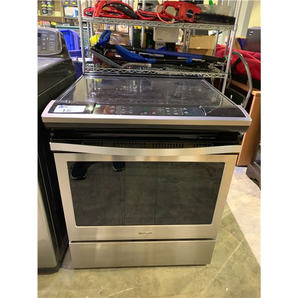 WHIRLPOOL STAINLESS STEEL ELECTRIC TOP OVEN