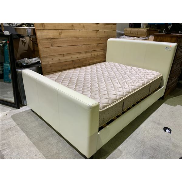 DOUBLE BEDFRAME AND MATTRESS