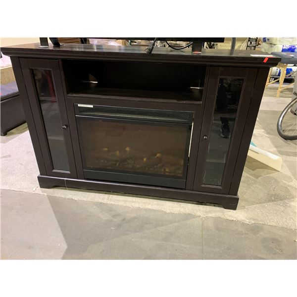 ELECTRIC FIREPLACE TV STAND APPROX 55 X 15"