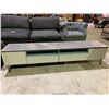 Image 1 : MARBLE TOP TV STAND APPROX 79 X 16"