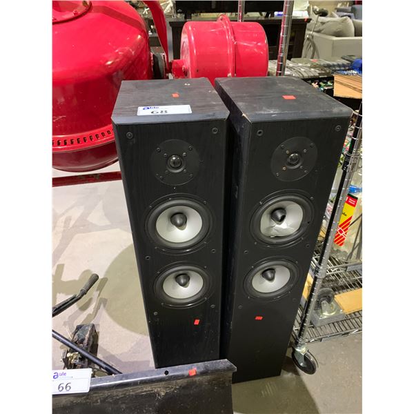 PAIR OF PRECISION FLOOR STANDING SPEAKERS