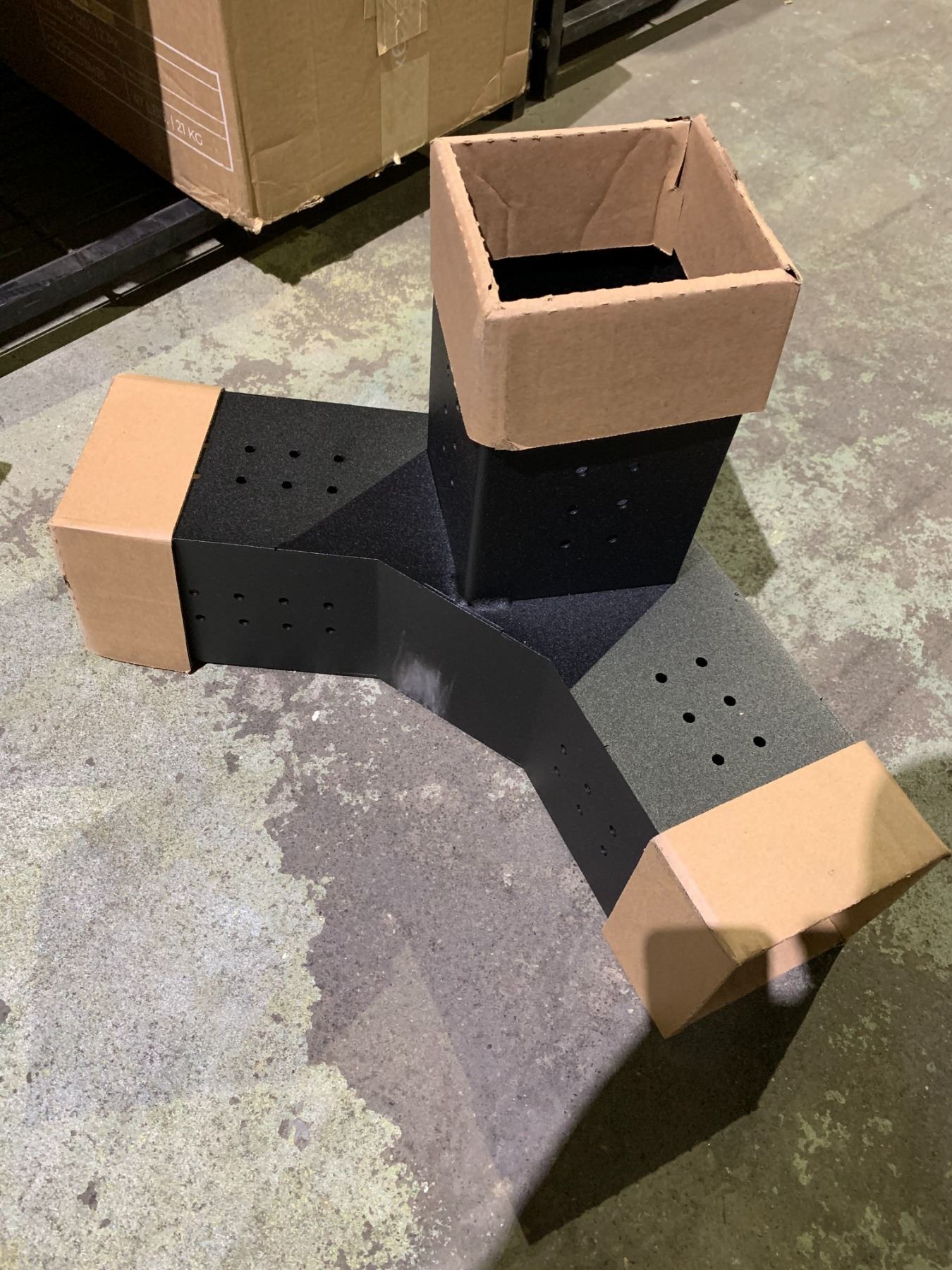 Toja Tri *NEW* TOJA GRID 6X6 TRIO 120 DEGREES PERGOLA CORNER BASES 2-PACK - Able ...