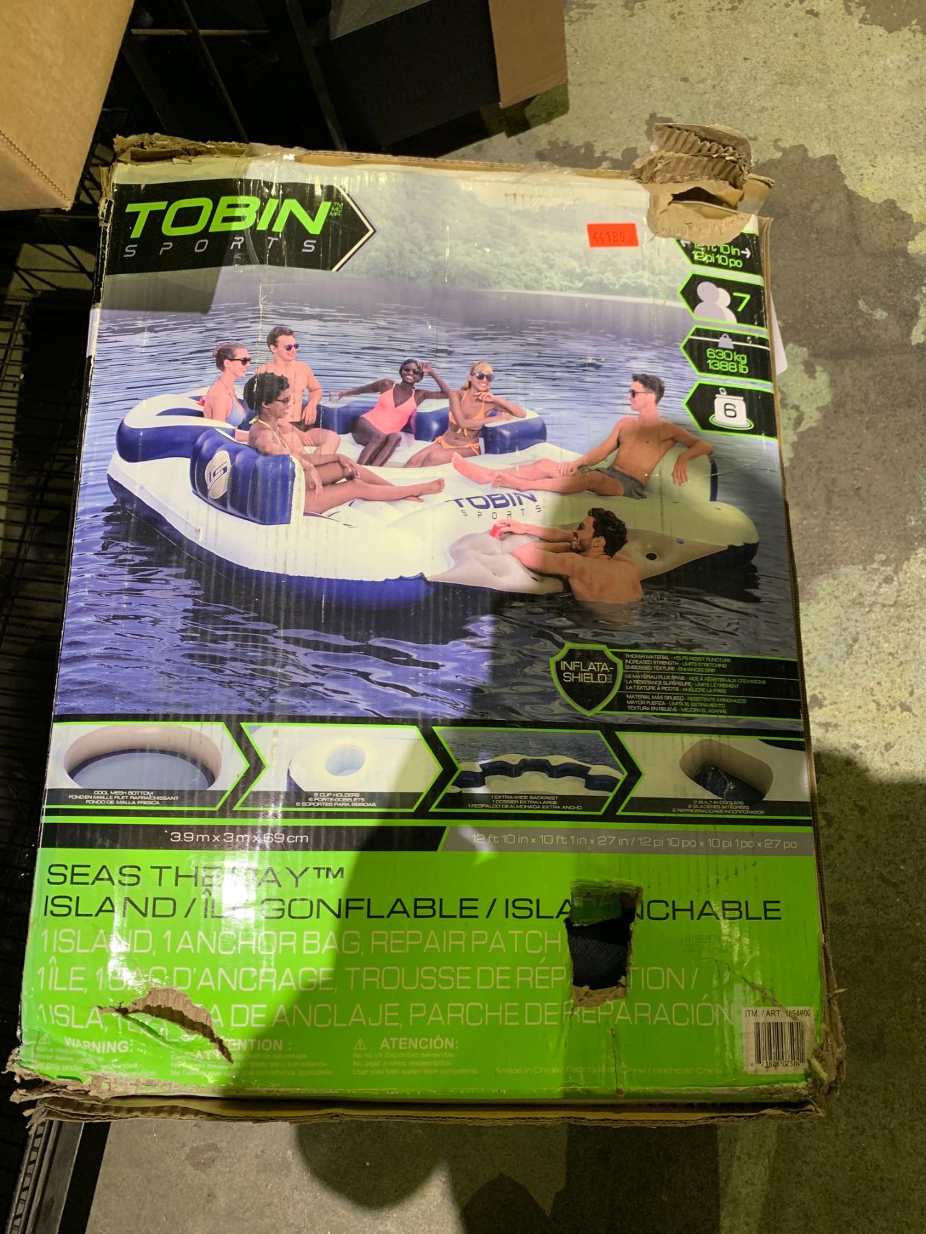 Tobin Inflatable Paddleboard TOBIN SPORTS SEAS THE DAY INFLATABLE ISLAND - Able Auctions
