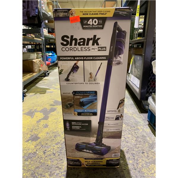 SHARK CORDLESS PET PLUS VACUUM