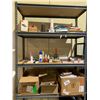 Image 1 : 3 SHELVES OF ASSORTED ITEMS INCLUDING; SPRAY PAINT + PRIMER, BOOKS, SMALL ELECTRONICS & MORE