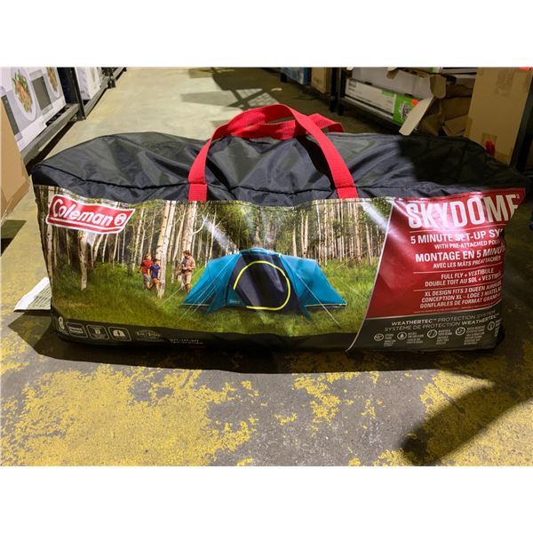 COLEMAN 8-PERSON SKYDOME XL WITH FULL FLY VESTIBULE TENT