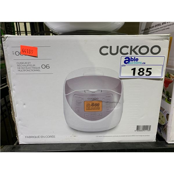 CUCKOO MULTI FUNCTIONAL ELECTRIC RICE COOKER MODEL 0632F