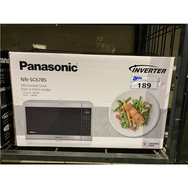 PANASONIC NN-SC678S MICROWAVE OVEN